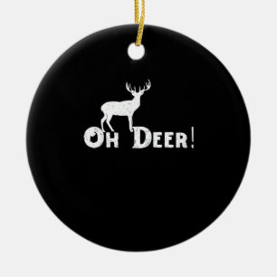 Oh Deer Saubere Grafikstyle Keramik Ornament