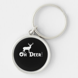 Oh Deer Saubere Grafikstyle Schlüsselanhänger