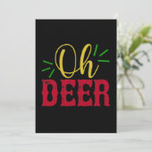 Oh Deer Save The Date (Stehend Vorderseite)