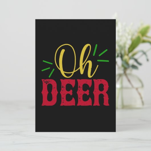 Oh Deer Save The Date (Stehend Vorderseite)