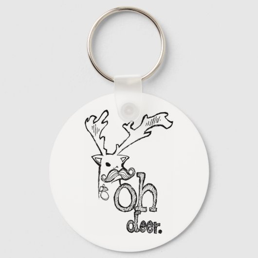 Oh Deer Schlüsselanhänger (Vorderseite)