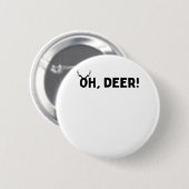 Oh Deer Simple Aesthetic Button (Vorne & Hinten)