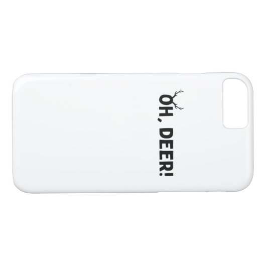 Oh Deer Simple Aesthetic  Case-Mate iPhone Hülle (Rückseite (Horizontal))