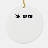 Oh Deer Simple Aesthetic Ornament (Vorne)