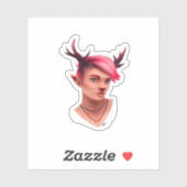 Oh Deer Simple Creative Style  Aufkleber (Blatt)