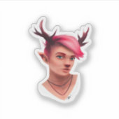 Oh Deer Simple Creative Style Aufkleber (Vorderseite)