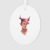 Oh Deer Simple Creative Style Ornament (Vorderseite)