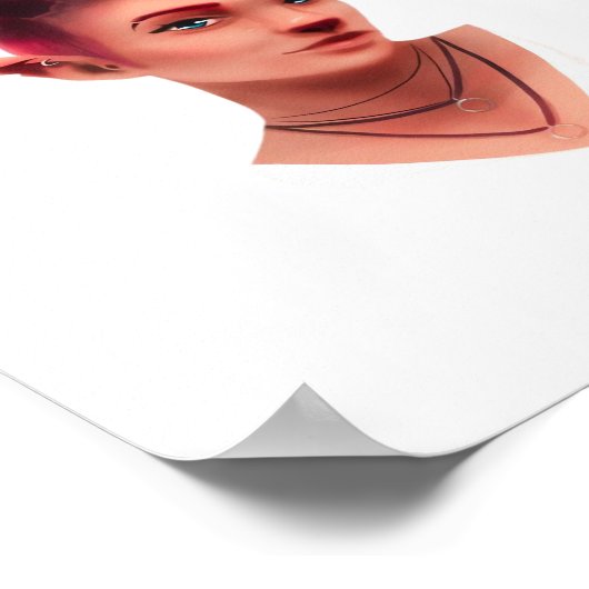 Oh Deer Simple Creative Style  Poster (Ecke)