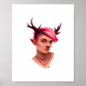 Oh Deer Simple Creative Style Poster (Vorne)