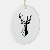 Oh Deer Soft Minimal Vibe Keramik Ornament (Rechts)