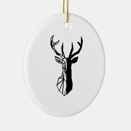 Oh Deer Soft Minimal Vibe Keramik Ornament (Rechts)