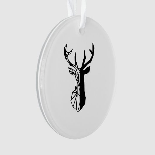 Oh Deer Soft Minimal Vibe Ornament (Vorderseite)