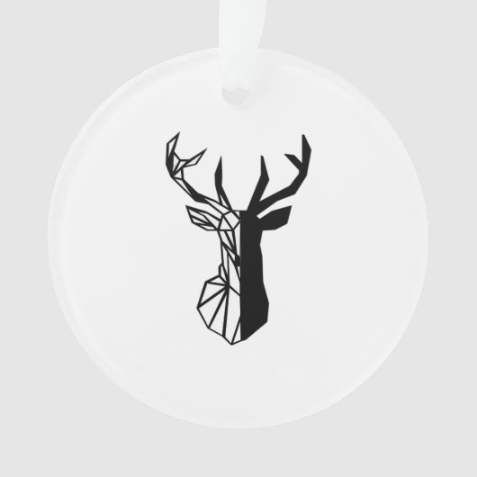 Oh Deer Soft Minimal Vibe Ornament (Vorderseite)
