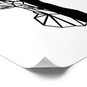 Oh Deer Soft Minimal Vibe Poster (Ecke)