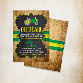 Oh Deer Tractor Baby Dusche Einladungskarte Einladung