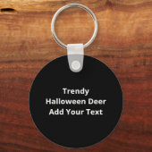 Oh Deer Trendy Halloween Style Keychain Schlüsselanhänger (Rückseite)
