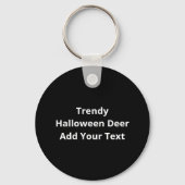 Oh Deer Trendy Halloween Style Keychain Schlüsselanhänger (Rückseite)