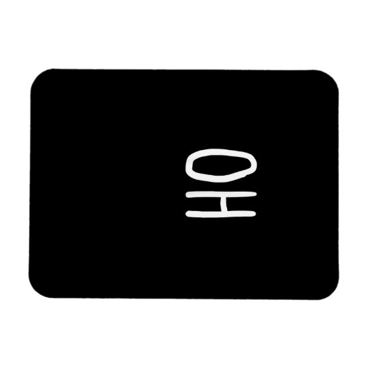 Oh Deer Trendy Halloween Style Magnet (Horizontal)