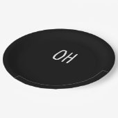 Oh Deer Trendy Halloween Style Pappteller (Schrägansicht)