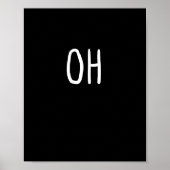 Oh Deer Trendy Halloween Style Poster (Vorne)