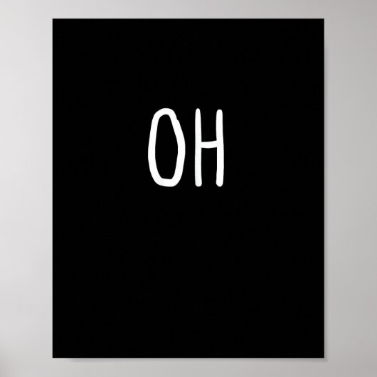 Oh Deer Trendy Halloween Style Poster (Vorne)