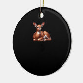 Oh Deer Trendy Modern Aesthetic Keramik Ornament (Links)