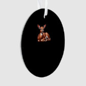 Oh Deer Trendy Modern Aesthetic Ornament (Vorderseite)