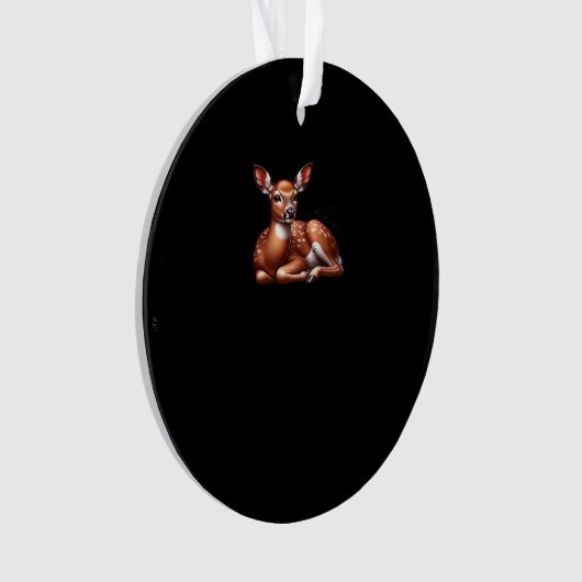 Oh Deer Trendy Modern Aesthetic Ornament (Vorderseite)