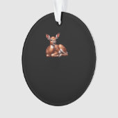 Oh Deer Trendy Modern Aesthetic Ornament (Vorderseite)
