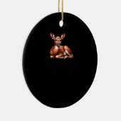 Oh Deer Trendy Modern Ästhetik Keramik Ornament (Rechts)