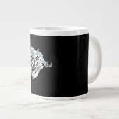 Oh Deer Trendy Modern Style Jumbo-Tasse (Vorderseite Rechts)