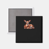 Oh Deer Trendy Moderne Ästhetik  Magnet (Vorderseite/Rückseite)