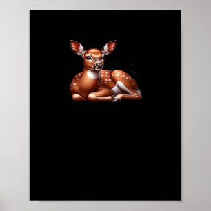 Oh Deer Trendy Moderne Ästhetik  Poster