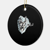 Oh Deer Trendy Moderner Stil Keramik Ornament (Links)
