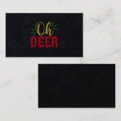 Oh Deer Visitenkarte (Vorne/Hinten)