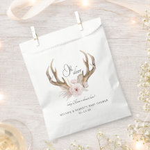 Oh Deer Watercolor Babydusche