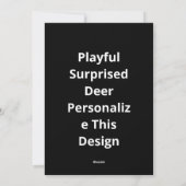 Oh Deer Weihnachten Modernes Design (Rückseite)