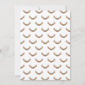 Oh Deer Weihnachtsfeier hässlicher Pullover Einladung (Rückseite)