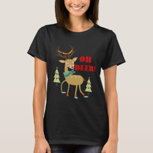 Oh, Deer! Weihnachtswild mit Baumgeschenk T-Shirt