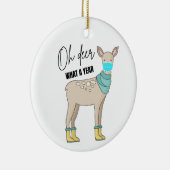 Oh Deer What A Year 2020 Covid Weihnachtsschmuck (Rechts)