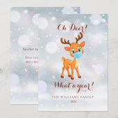 Oh Deer What A Year 2021 Weihnachten  (Vorne/Hinten)