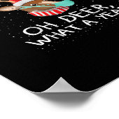 Oh Deer What a Year Christmas Family Style Poster (Ecke)