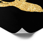 Oh Deer What A Year Funny Christmas Holiday  Poster (Ecke)