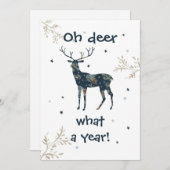 Oh Deer What A Year Quarantine 2020 Weihnachten (Vorne/Hinten)