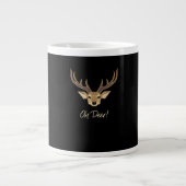 Oh Deer Whimsical Artistic Expression Jumbo-Tasse (Vorderseite)