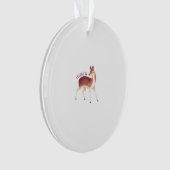 Oh Deer Whimsical Creative Design Acryl-Ornament Ornament (Vorderseite)