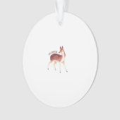 Oh Deer Whimsical Creative Design Acrylic Ornament (Vorderseite)