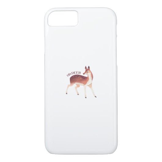 Oh Deer Whimsical Creative Design Case-Mate iPhone Hülle (Rückseite)