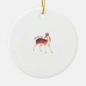 Oh Deer Whimsical Creative Design Ornament (Vorne)