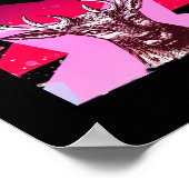 Oh Deer Whimsical Creative Design Poster (Ecke)